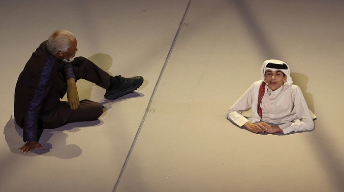 ¿Quién es Ghanim al Muftah? El hombre sin piernas que apareció en la inauguración del Mundial de Catar