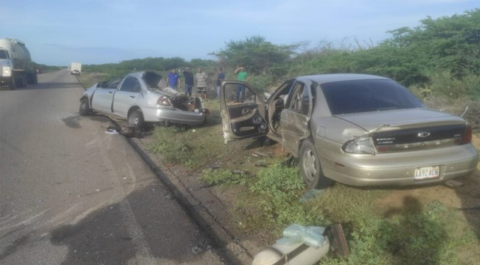 Choque entre vehículos deja un muerto en la Falcón – Zulia