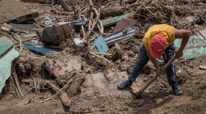 Sube a 92 la cifra de fallecidos por las lluvias en Venezuela