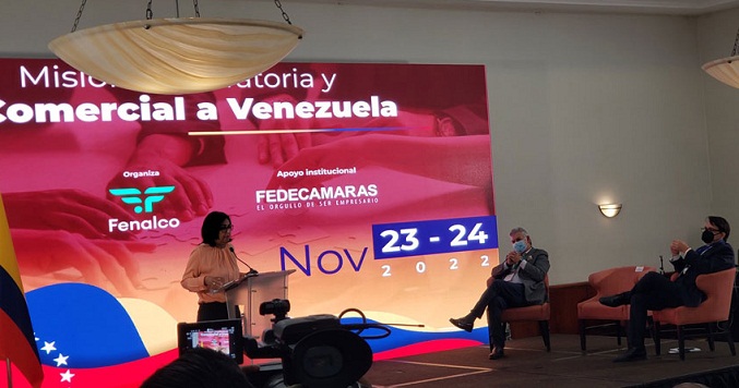 Vicepresidenta Rodríguez asegura que reanudación del diálogo favorece la economía