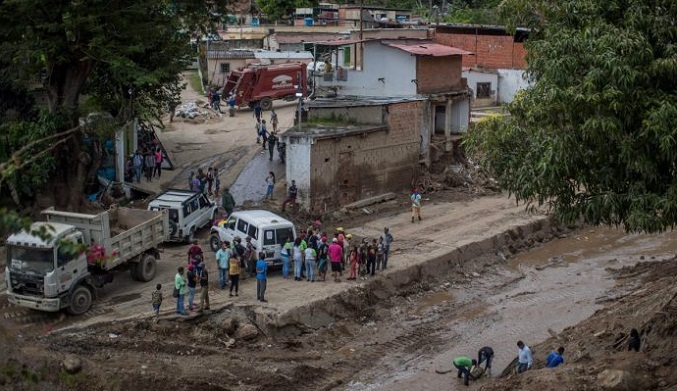 Argentina dona ayuda para tratamiento de agua en zona de deslave de Las Tejerías