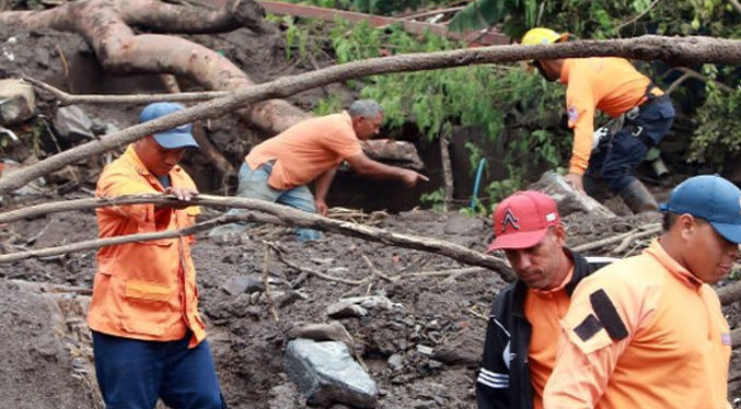 Elevan a siete los fallecidos por las lluvias en Anzoátegui