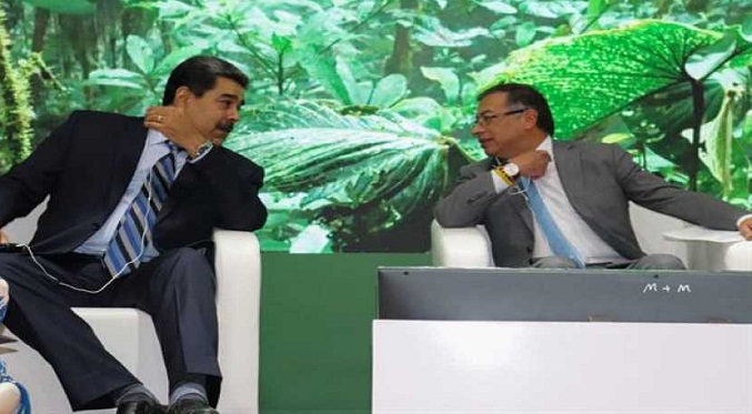 Maduro y Petro sostienen encuentro en la cumbre del clima