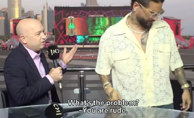 Maluma abandona entrevista cuando le preguntan por DDHH en Catar (Video)