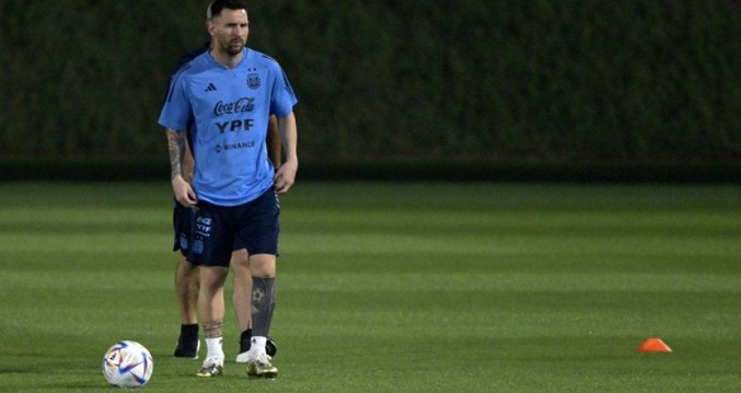 Messi se entrena al margen del grupo