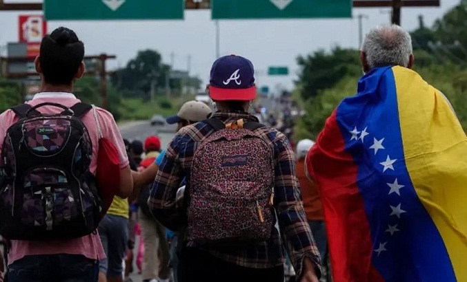 Venezolanos deportados por EEUU se refugian en la frontera sur de México
