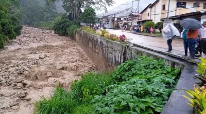 Mérida: Más de 255 familias afectadas por desbordamiento de ríos y quebradas