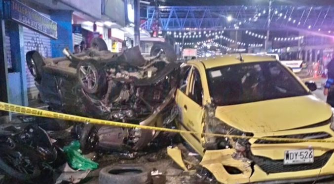 Fallecen 76 personas en accidentes de tránsito en Colombia durante el fin de semana