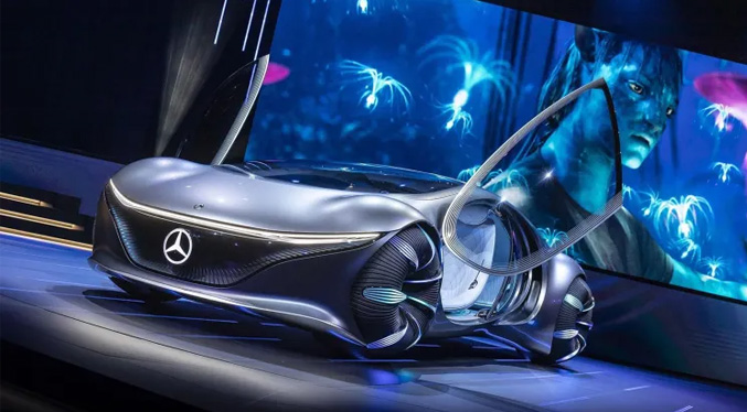 Mercedes Benz presenta un carro «alien» inspirado en Avatar (Video)