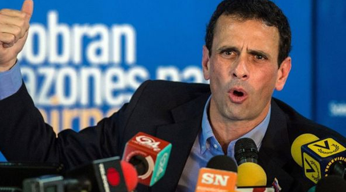 Capriles asegura que el gobierno interino es una política que fracasó
