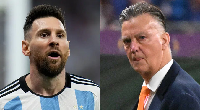 Van Gaal busca saldar cuenta pendiente con Messi y Argentina