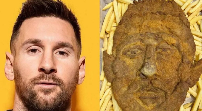 El plato de comida «Lionel Messi» causa furor en las redes sociales