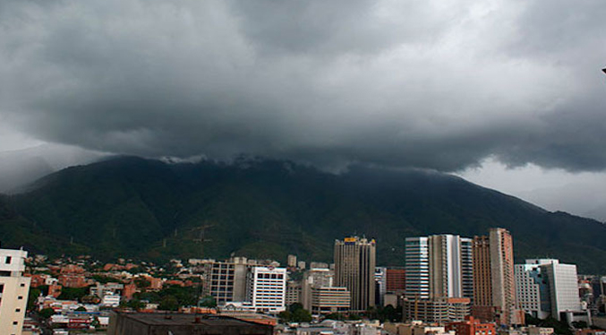 Inameh pronostica formación de nubosidad en gran parte del territorio nacional