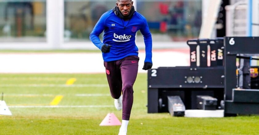 Dembélé se reincorpora a los entrenamientos del Barcelona