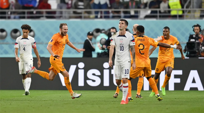 Países Bajos impone su experiencia y derrota a EEUU por 3-1
