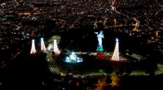 Quito coloca el pesebre más alto de Latinoamérica