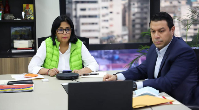 Vicepresidenta Rodríguez afina detalles para reapertura del puente binacional Las Tienditas
