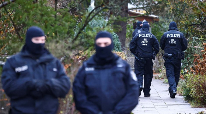 Detienen en Alemania a ultraderechistas sospechosos de planear ataque contra el Parlamento