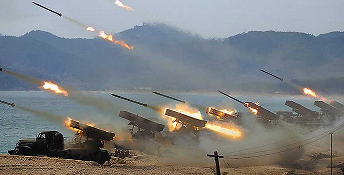 Corea del Norte dispara artillería junto a frontera con el Sur
