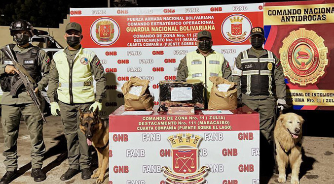 FANB incauta 12 kilos de cocaína en Zulia