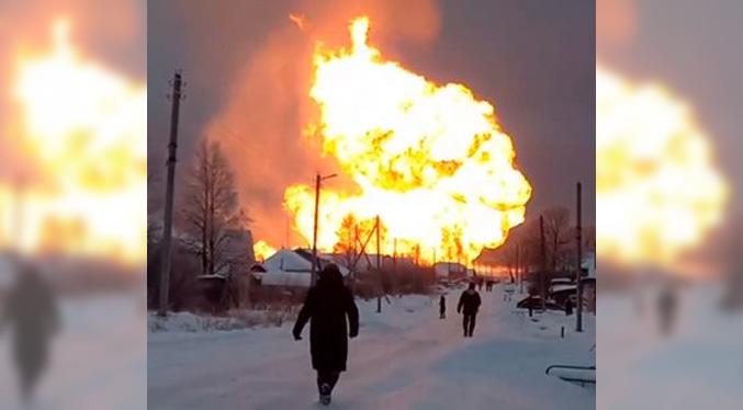 Tres muertos en el incendio de un gasoducto en Rusia