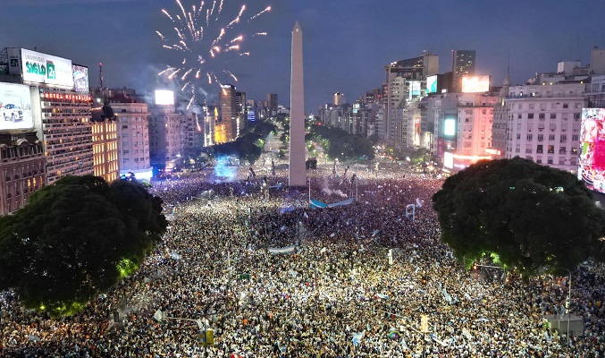 Argentina festejará el triunfo junto a sus fanáticos en el Obelisco