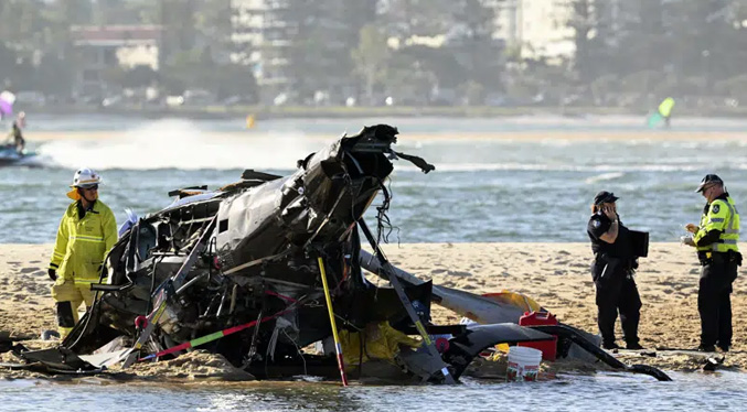 Accidente de helicópteros en Australia deja cuatro muertos