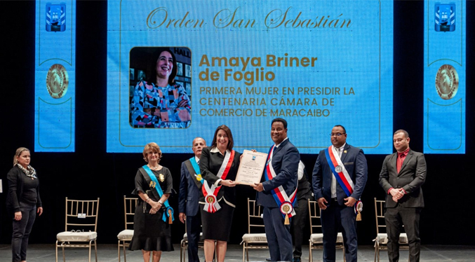 Amaya Briner recibe la Orden San Sebastián en su Primera Clase 2023