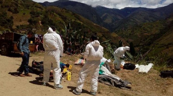 Asesinan a cuatro jóvenes en Colombia