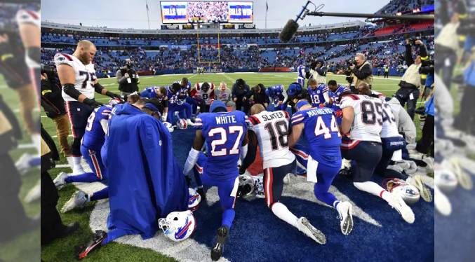 Bills dedican triunfo a Hamlin y eliminan a Patriots