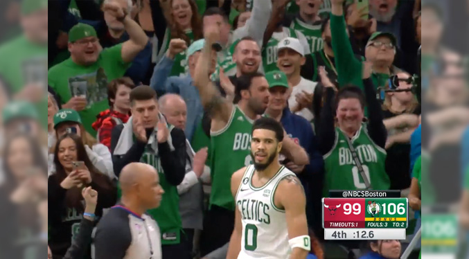 Celtics superan a los Bulls, tienen la mejor marca de la NBA