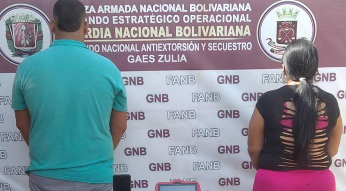 GNB-CONAS detienen a dos extorsionadores en La Cañada de Urdaneta