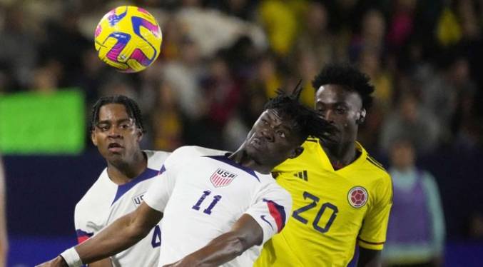 EEUU y Colombia igualan sin goles en amistoso