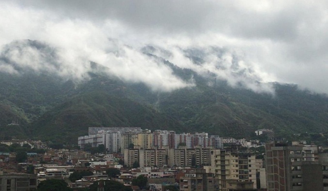 Inameh pronostica cielos nublados con lloviznas en gran parte del país