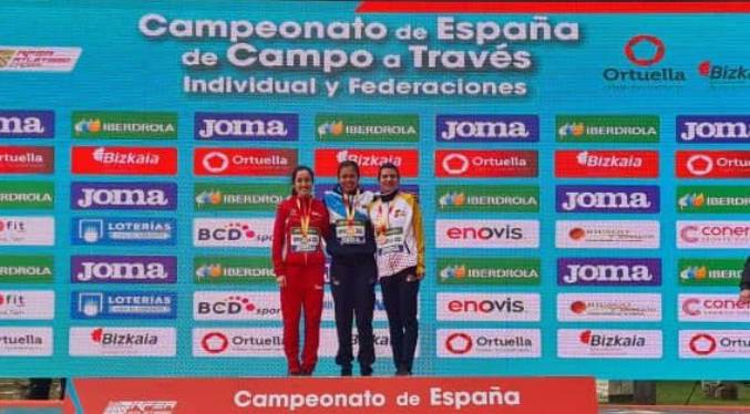 Jhoselin Brea obtiene oro en Campeonato de España de Campo a Través