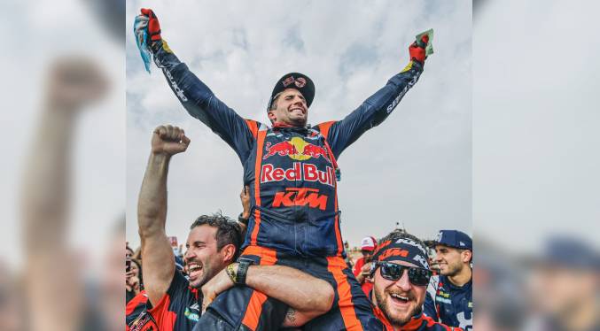 El argentino Kevin Benavides gana el Rally Dakar de motos por segunda vez