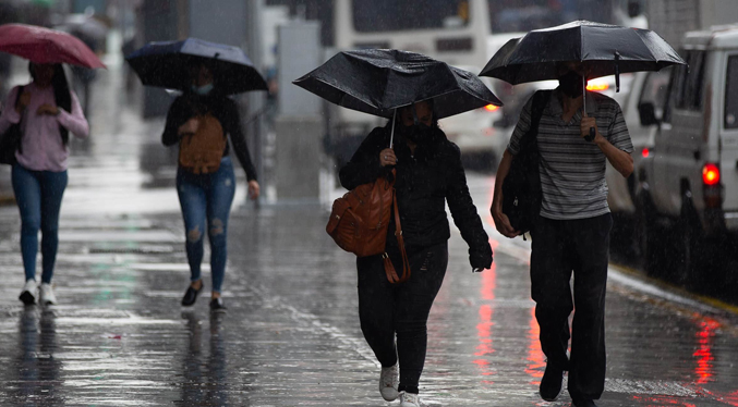 Inameh pronostica lluvias con intensidad en gran parte del país