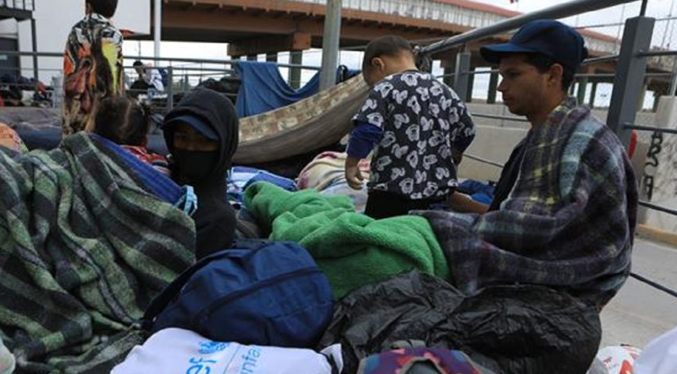 Cientos de migrantes venezolanos están en situación de calle en EEUU