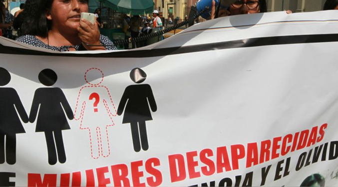 Perú registra más de cinco mil 380 alertas por mujeres desaparecidas en 2022