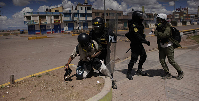 Gremio de periodistas peruano denuncia una agresión a un fotógrafo de EFE