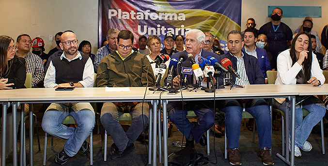 Plataforma Unitaria agradece amplio respaldo de la Eurocámara ante las inhabilitaciones