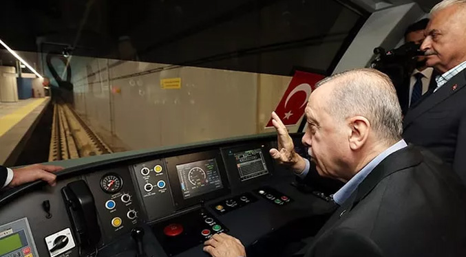 Presidente Erdoğan inaugura el metro más largo de Europa