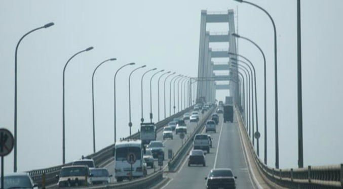 El Puente sobre el Lago de Maracaibo permanecerá cerrado entre el 4 y 5 de abril