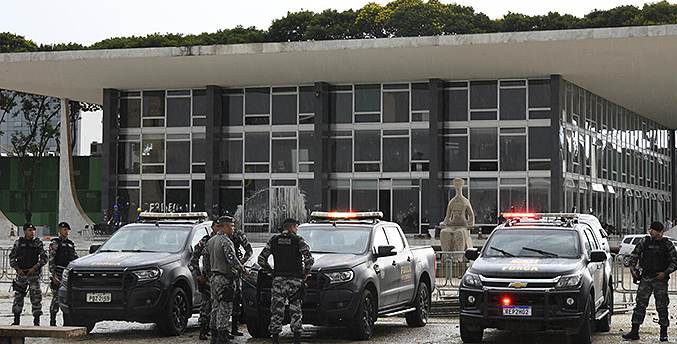 Brasilia refuerza medidas de seguridad ante el anuncio de nuevas manifestaciones