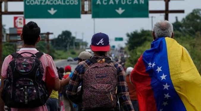 Venezolanos entre los primeros migrantes que solicitaron más asilo en México durante 2022
