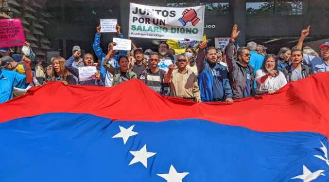 Empleados públicos, una semana de protestas por mejores salarios en Venezuela