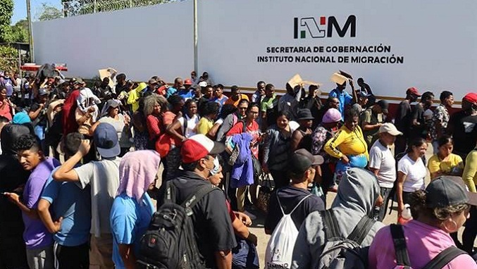 Migrantes piden a Biden corredor humanitario a EEUU como «primera opción»