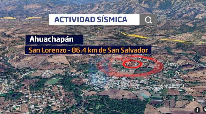 Aumentan a 353 los sismos en ciudad fronteriza entre El Salvador y Guatemala