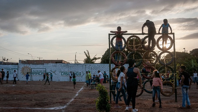 Convierten en parque infantil lo que era un botadero de desechos en Cassiano II