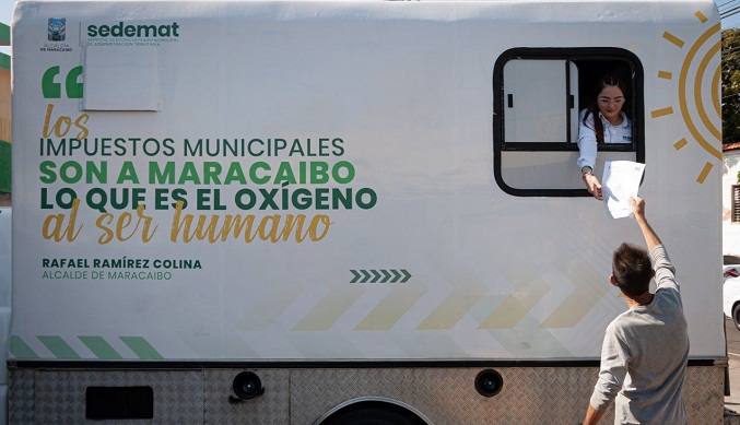 Unidad móvil del Sedemat para el pago del aseo y gas llega a Coquivacoa